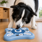 Puzzle alimentador lento IQ para perros mayores estimulación mental interactivo