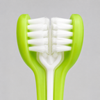 Cepillo dental triple cabezal para perros y gatos mayores