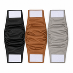 Pack 3 bandas abdominales lavables perro macho senior incontinencia